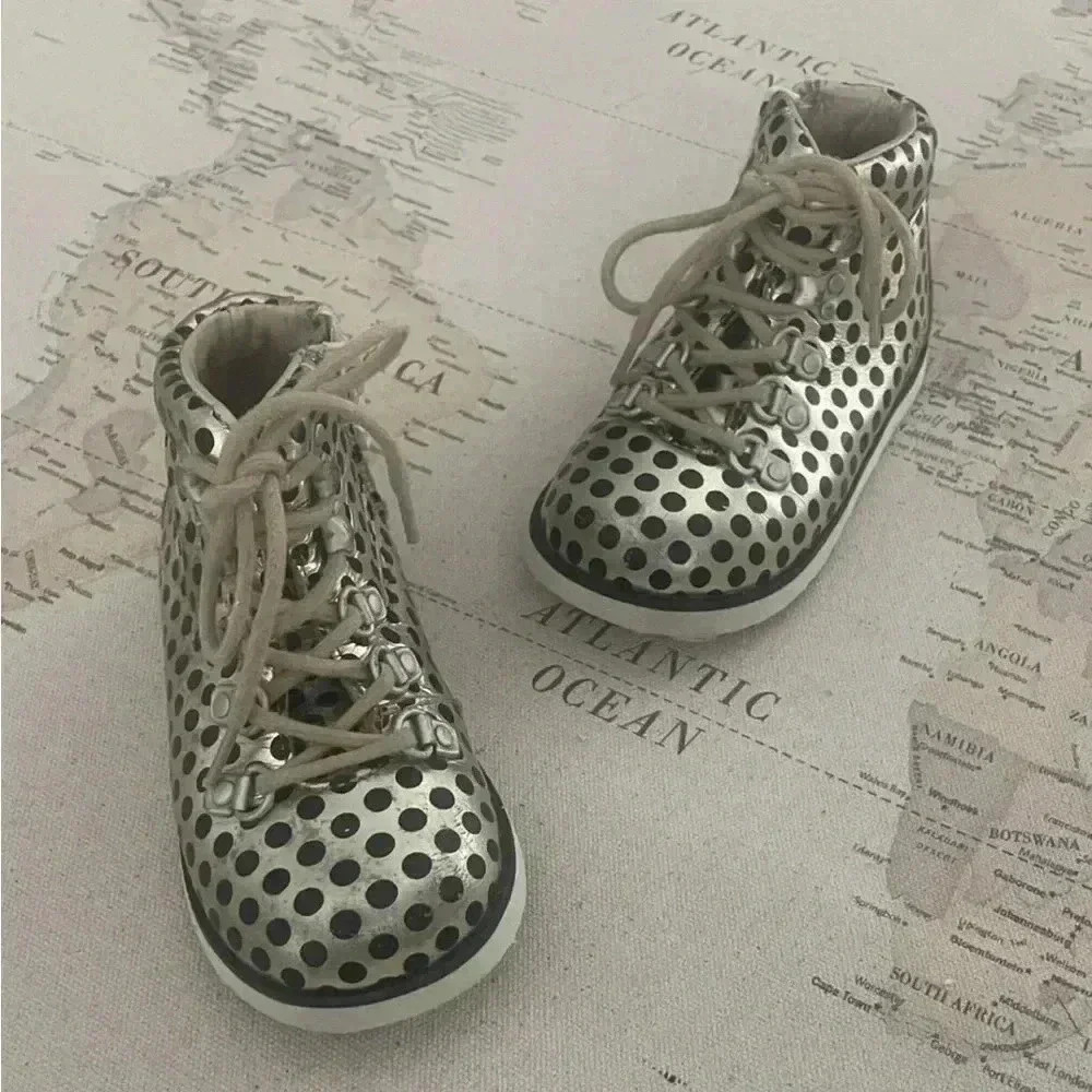 AKID Polka Dot Boots Size 7